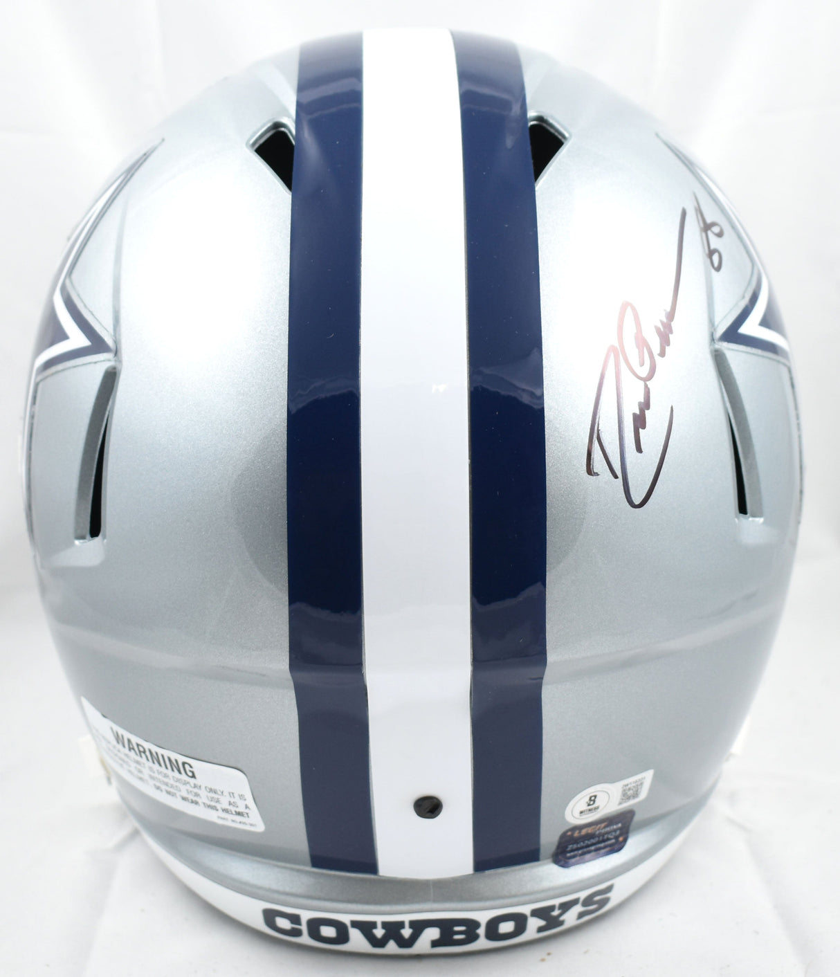 Staubach Dorsett Pearson Signed Cowboys F/S Speed Helmet - Beckett W Hologram