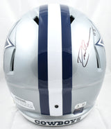 Staubach Dorsett Pearson Signed Cowboys F/S Speed Helmet - Beckett W Hologram