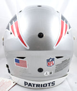 Christian Gonzalez Autographed Patriots F/S Speed Flex Helmet - Beckett W Hologram