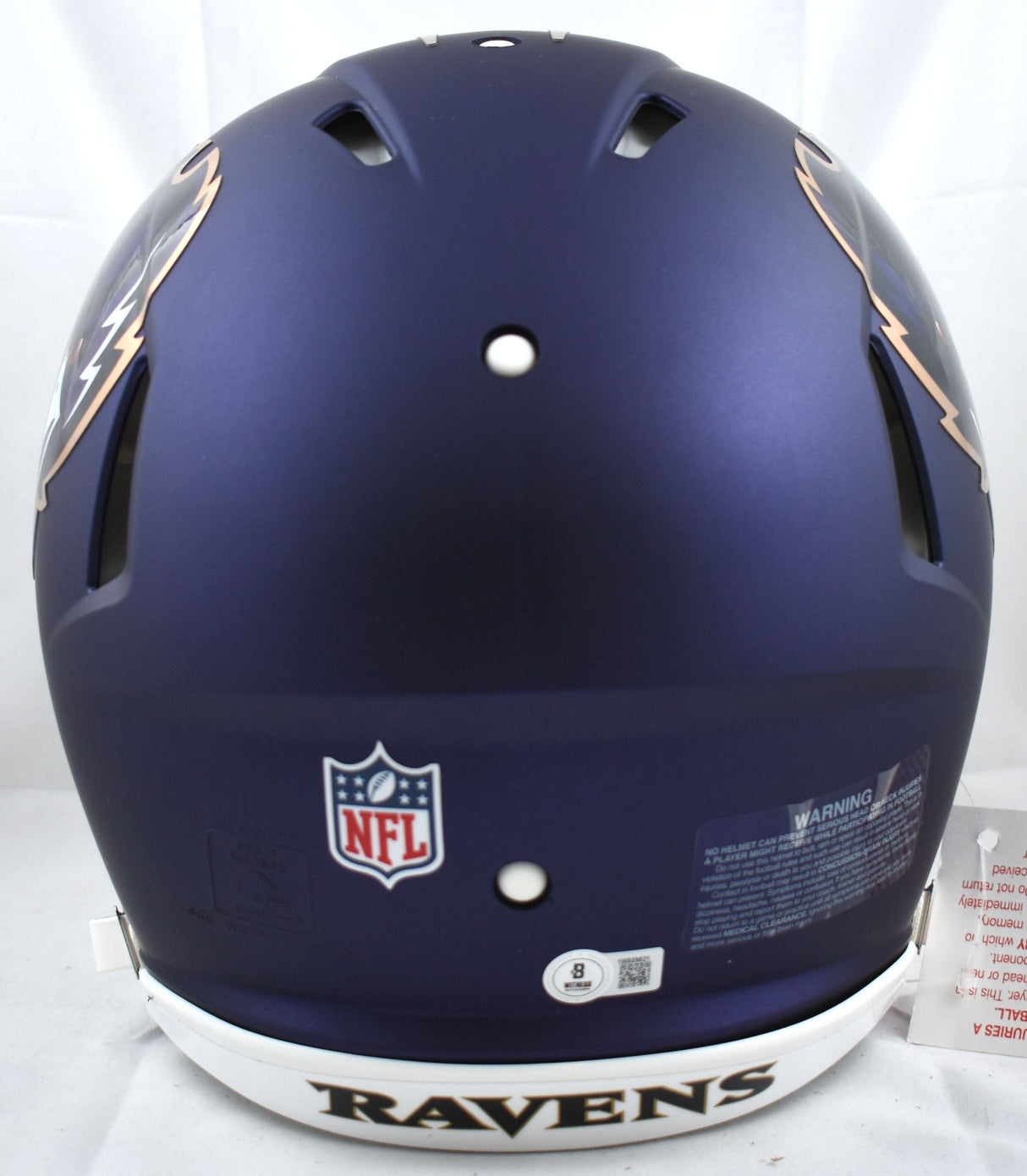 Derrick Henry Signed Ravens F/S Alt 24 Speed Authentic Helmet - Beckett W Holo