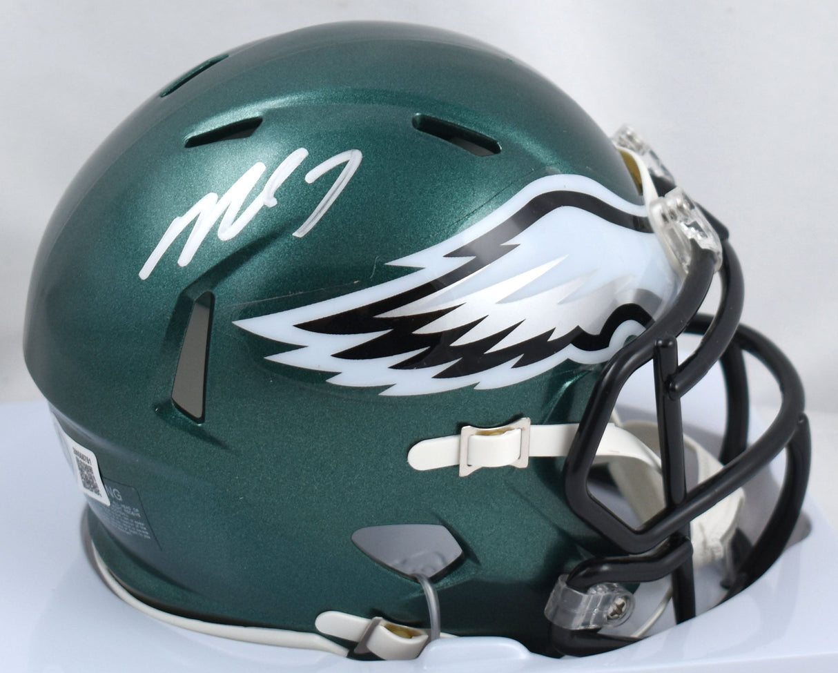 Michael Vick Autographed Philadelphia Eagles Speed Mini Helmet - Beckett W Holo