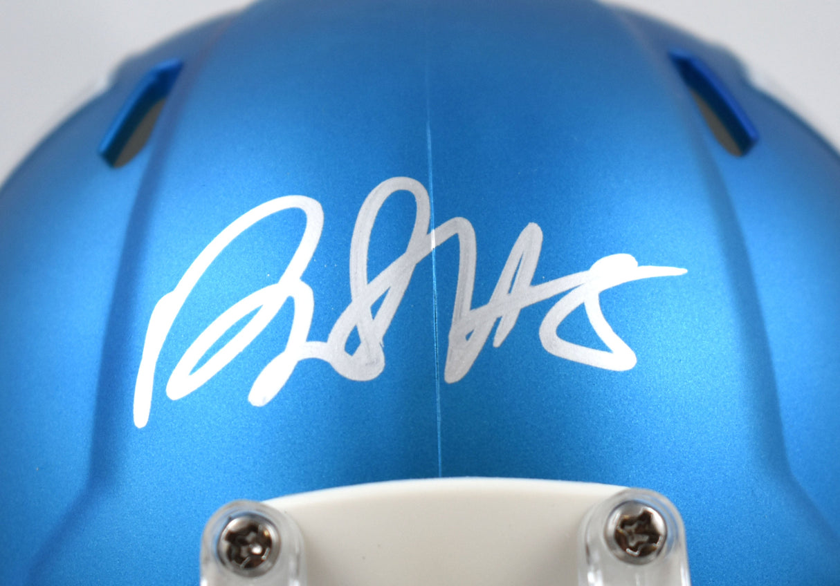 David Montgomery Signed Detroit Lions Alt 2023 Speed Mini Helmet-Beckett W Holo