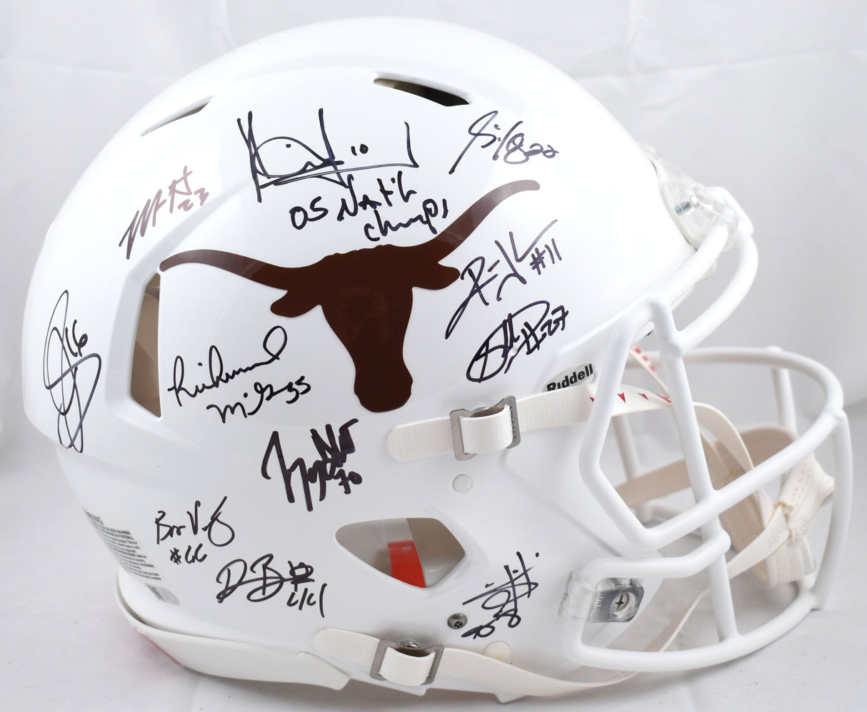 2005 Texas Longhorns Autographed F/S Speed Authentic Helmet - Ai Verified *Black