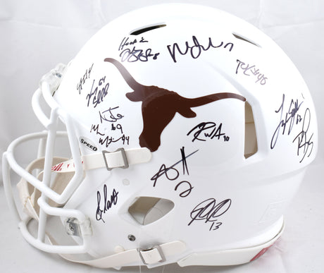 2005 Texas Longhorns Autographed F/S Speed Authentic Helmet - Ai Verified *Black