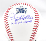 Lance McCullers Jr. Signed Rawlings WS OML Baseball WS CHAMPS - Beckett W Holo