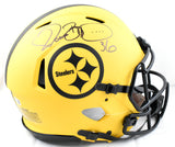 Jerome Bettis Signed Steelers F/S Rave Speed Authentic Helmet - Beckett W Holo