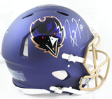 Ray Lewis Autographed Ravens F/S Alt 24 Speed Authentic Helmet - Beckett W Holo