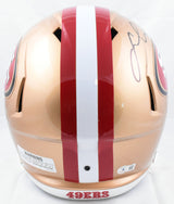 Fred Warner Autographed San Francisco 49ers F/S Speed Helmet - Beckett W Holo