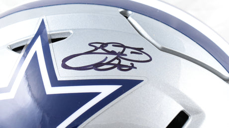 Emmitt Smith Signed Dallas Cowboys F/S Speed Flex Helmet - Beckett W Hologram