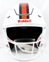 Michael Irvin Autographed Miami Hurricanes F/S Speed Flex Helmet- Beckett W Holo