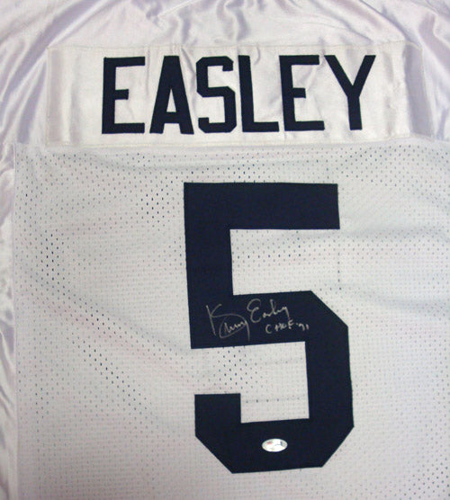 UCLA Bruins Kenny Easley Autographed White Jersey "CHOF 91" PSA/DNA ITP Stock #28259