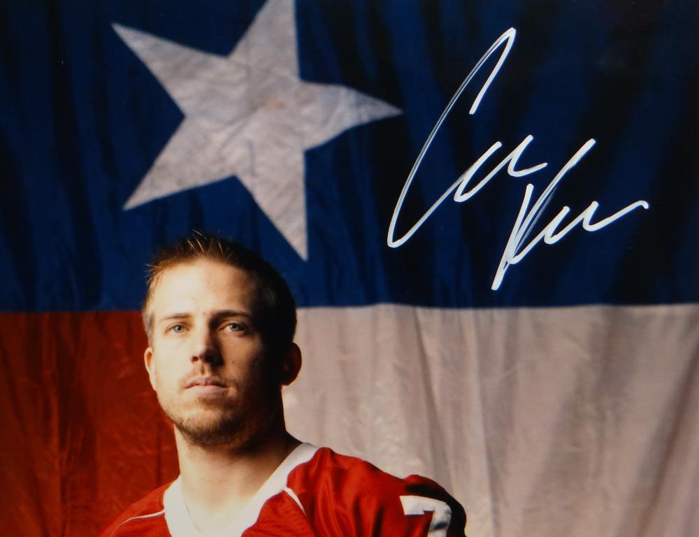 Case Keenum Autographed Houston Cougars 8x10 Flag Photo- JSA W Authenticated