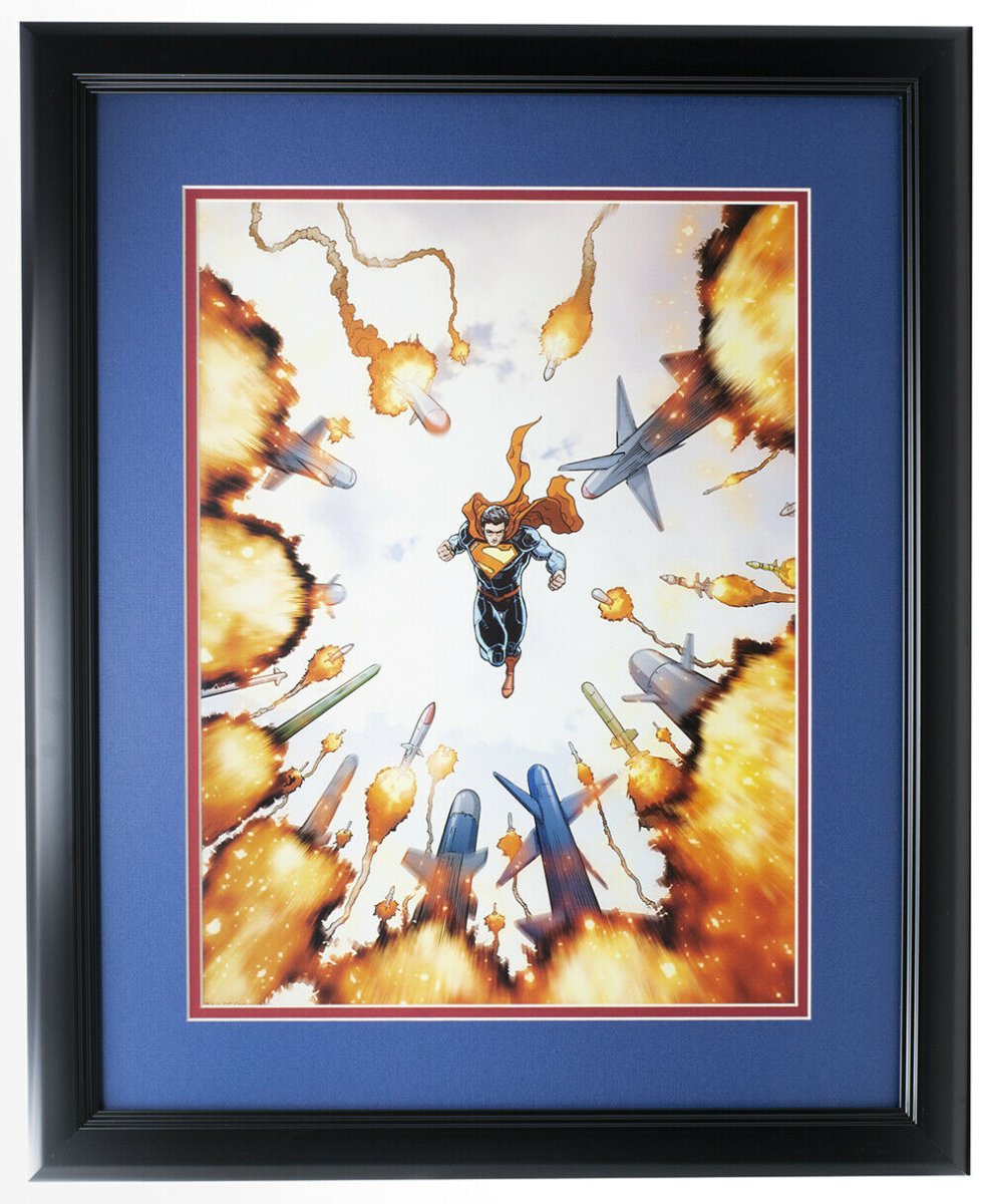 Superman Framed 11x17 Rockets Comic Photo - Sports Integrity