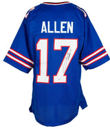 Josh Allen Buffalo Signed Blue Football Jersey BAS ITP - Sports Integrity