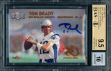 Tom Brady Autographed 2000 Fleer Metal Rookie Card #267 New England Patriots BGS 9.5 Auto Grade Gem Mint 10 Beckett BAS #12973219