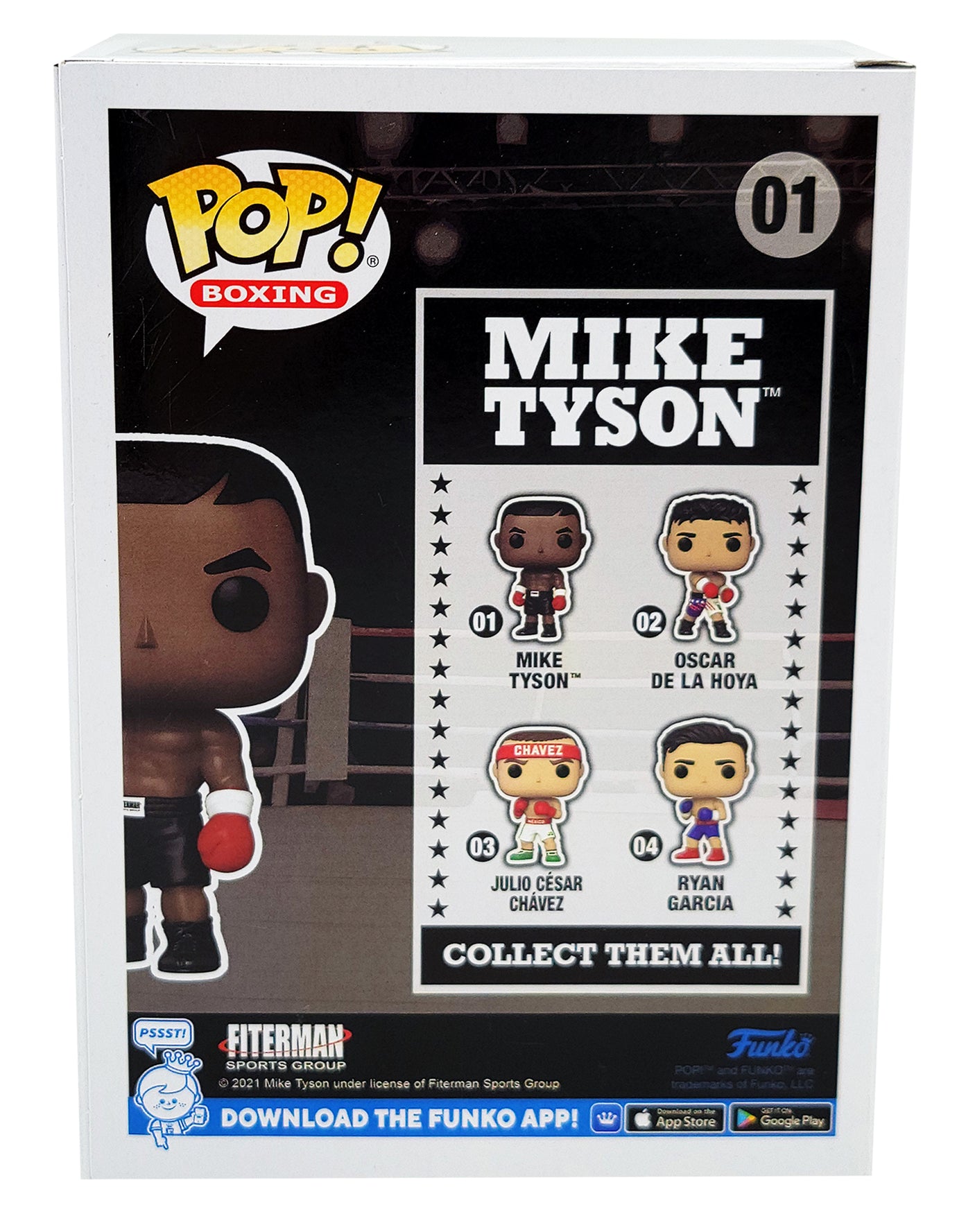 Mike Tyson Autographed Funko Pop Vinyl Figurine Beckett BAS Stock #202296