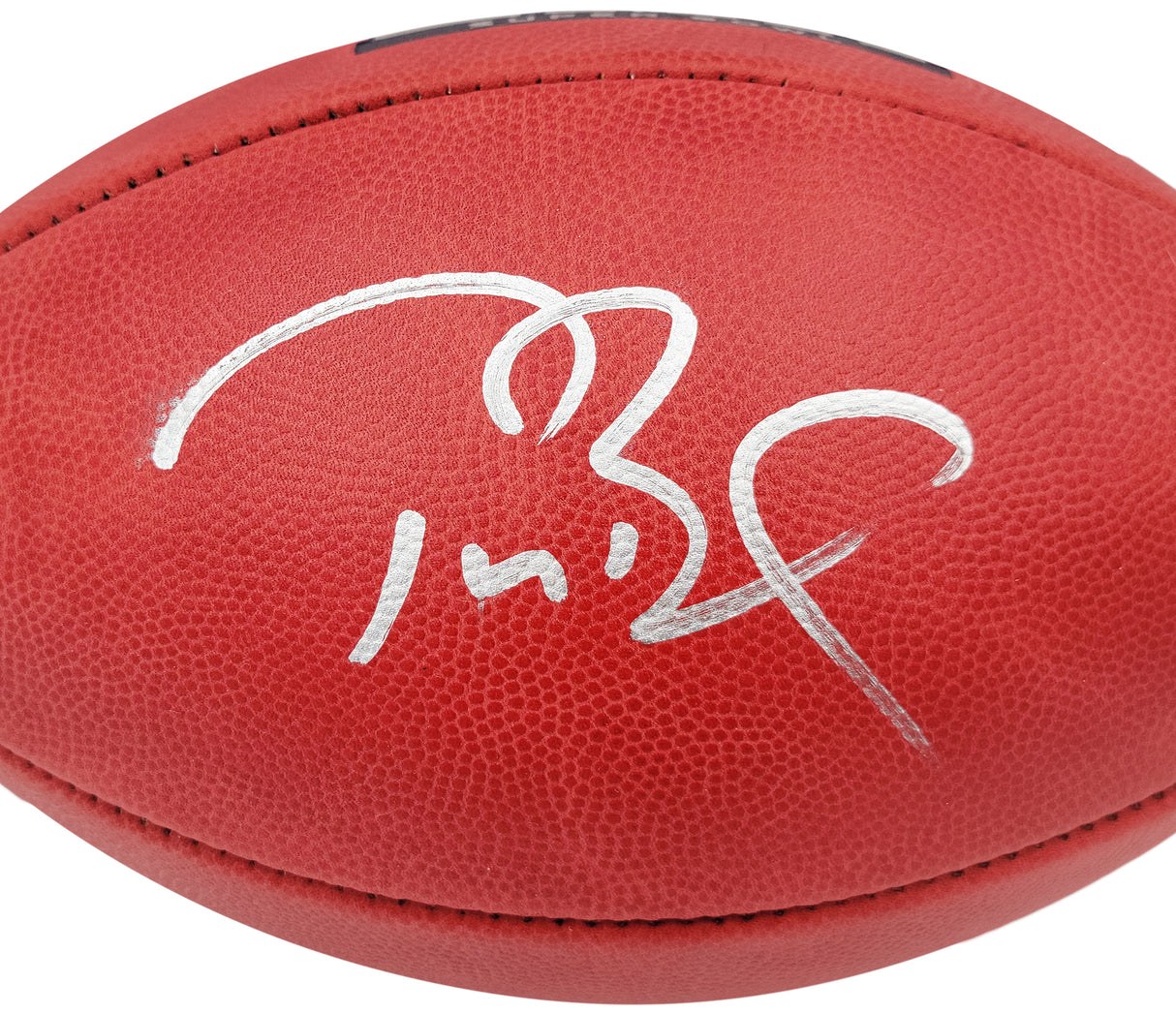 Tom Brady Autographed Official NFL Leather SB LIII Logo Football Tampa Bay Buccaneers Fanatics Holo Stock #202347