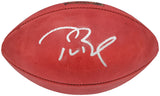 Tom Brady Autographed Official NFL Leather SB XXXVIII Logo Football Tampa Bay Buccaneers Fanatics Holo Stock #202364