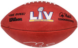 Tom Brady Autographed Official NFL Leather SB LV Logo Football Tampa Bay Buccaneers Fanatics Holo Stock #202368