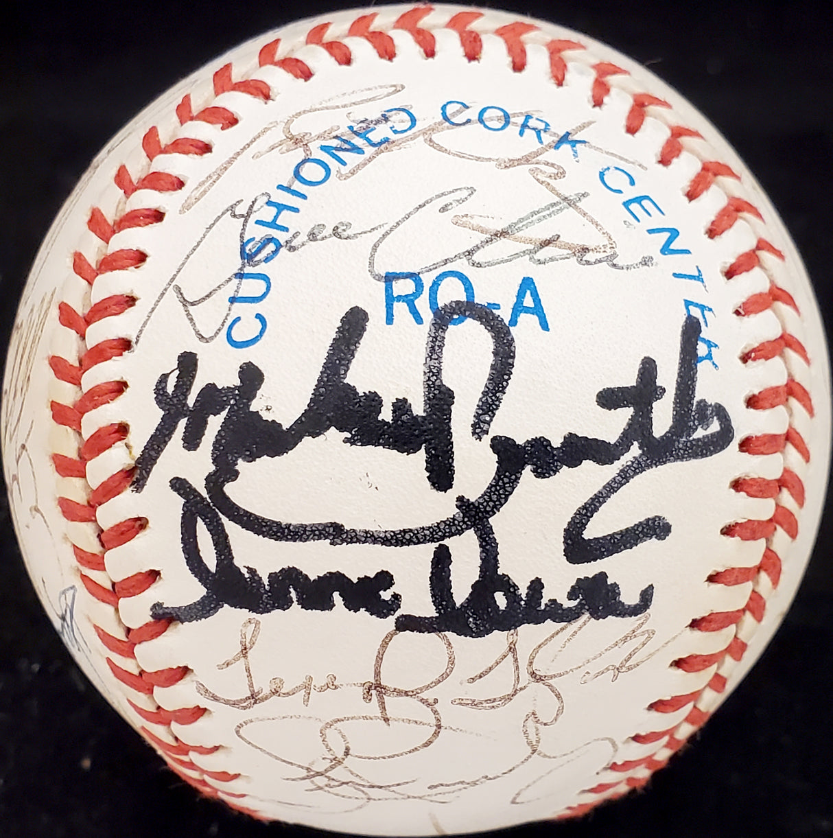 1989 Seattle Mariners Team Autographed Official AL Baseball With 24 Signatures Including Ken Griffey Jr. Rookie Beckett BAS #AA01196