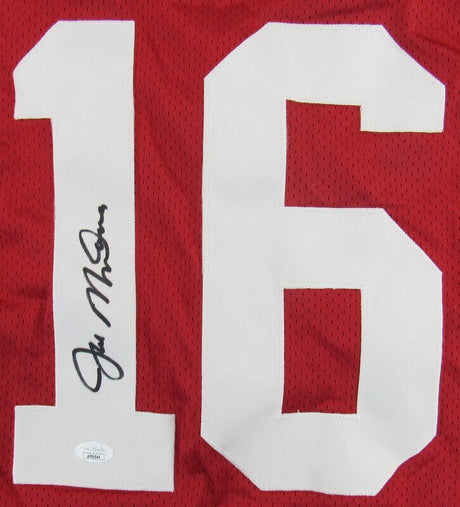 Joe Montana Signed Auto Autograph Replica 49ers Jersey JSA AP96944