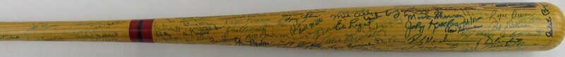 Yankees HOF & Stars 124 Signed Auto Autograph Rawlings Baseball Bat JSA LOA XX85207