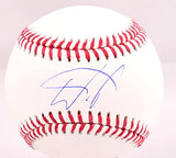 Wander Franco Autographed Rawlings OML Baseball - JSA *Blue