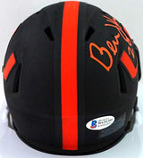 Bernie Kosar Autographed Miami Hurricanes Eclipse Mini Helmet- Beckett Witness