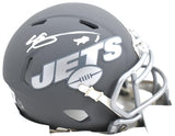 Ahmad Sauce Gardner Autographed New York Jets Slate Mini Helmet-Beckett W Holo