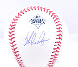 Nolan Ryan Autographed Rawlings OML 2023 World Series Baseball- AIV Hologram