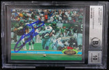 1991 Stadium Club #2 Emmitt Smith Auto Dallas Cowboys BAS Autograph 10