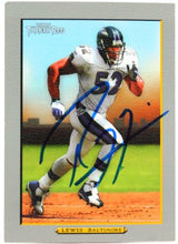 2006 Topps Turkey Red #4 Ray Lewis Baltimore Ravens Autograph Beckett Witness