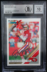 2019 Donruss #226 Joe Montana Auto San Francisco 49ers BAS Autograph 10