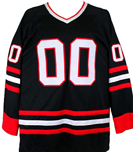 Chevy Chase Autographed Black Hockey Style Jersey - Beckett W Hologram