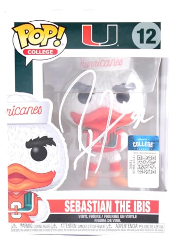 Ray Lewis Autographed Miami Hurricanes Funko #12- Beckett W Hologram *White