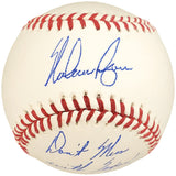 Nolan Ryan Autographed Official MLB Baseball Texas Rangers "Don't Mess With Texas" NR Holo Stock #112535