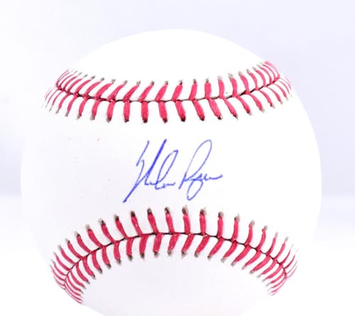 Nolan Ryan Autographed Rawlings OML 2023 World Series Baseball- AIV Hologram