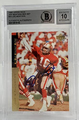 1995 Upper Deck Box Set #34 Joe Montana Auto SF 49ers BAS Autograph 10