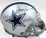 Tony Dorsett Autographed Dallas Cowboys Mini Helmet W/2 Insc- BA W Hologram