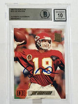 1994 Topps Stadium Club #615 Joe Montana Auto KC Chiefs BAS Autograph 10