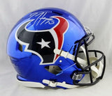 DeAndre Hopkins Autographed Houston Texans F/S Chrome Authentic Helmet - JSA W A