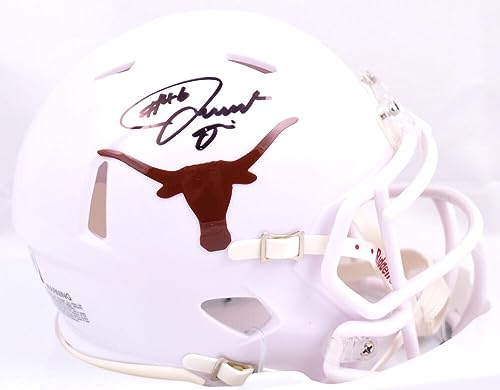 Joseph Ossai Autographed Texas Longhorns Speed Mini Helmet-Beckett W Hologram