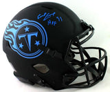 Earl Campbell Signed Titans F/S Eclipse Authentic Helmet w/ HOF - Beckett W Auth