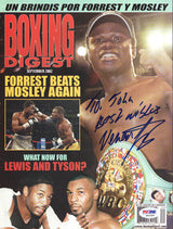 Vernon Forrest Autographed Boxing Digest Magazine Cover "To John" PSA/DNA #S42356