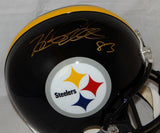 Heath Miller Autographed *Gold Pittsburgh Steelers Full Size Helmet- JSA W Auth