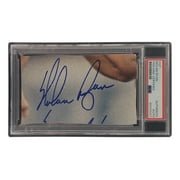 Nolan Ryan Signed Slabbed Texas Rangers Cut Signature PSA/DNA 85076337 - Sports Integrity