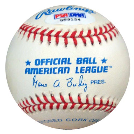 Freddie Sanford Autographed Official AL Baseball St. Louis Browns, New York Yankees PSA/DNA #Q89154