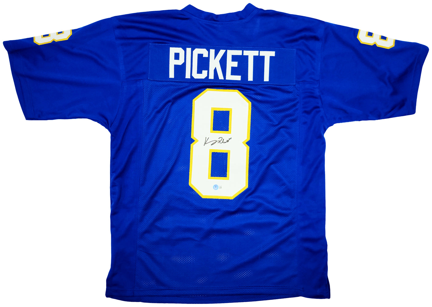 Pittsburgh Panthers Kenny Pickett Autographed Blue Jersey Beckett BAS QR Stock #202978