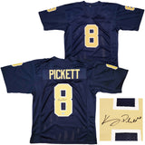 Pittsburgh Panthers Kenny Pickett Autographed Navy Jersey Beckett BAS QR Stock #202976