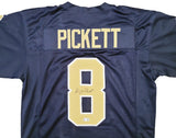 Pittsburgh Panthers Kenny Pickett Autographed Navy Jersey Beckett BAS QR Stock #202976